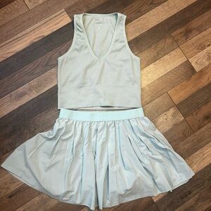 Sacre two piece short/skirt tank top set